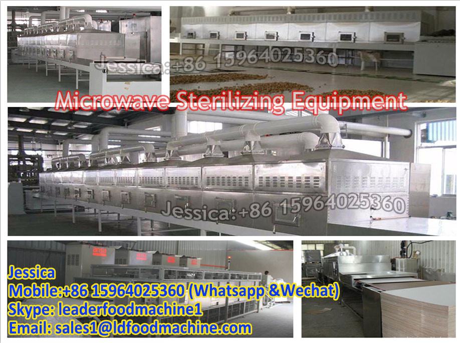 Conveyor belt microwave drying machine for prickly ash