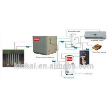 shell and tube heat exchanger water source heat pump water heater