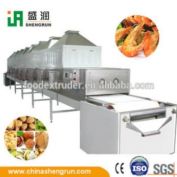 Food industry high efficiency fig microwave sterilizing drying machine
