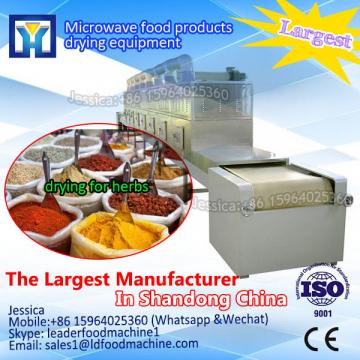 Continuous microwave paprika powder sterilizer machine