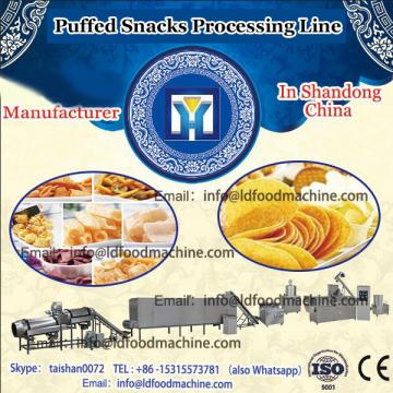Full automatic cereals basing puffed snack processing line machine