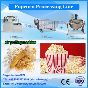 Jinan dg automatic Hot air flavored salty cheese caramel ball shape popped popcorn coating machine process line produce plant