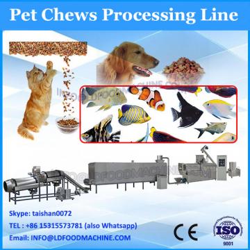automatic extruded pet chewing snack food processing line/pet chews food machine