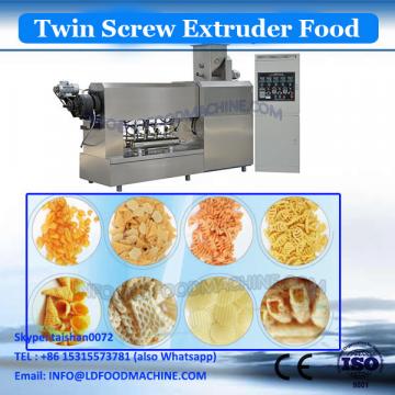 Food grade stainless steel 150kg/hr twin screw corn snacks food extruder machine