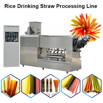 Hot Sale Rice Drinking Straw Processing Line Pasta Macaroni Straw Food Making Machine