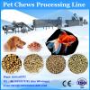 Automatic Dog fish pet cat feed snacks food making extruder machine Jinan DG machinery company