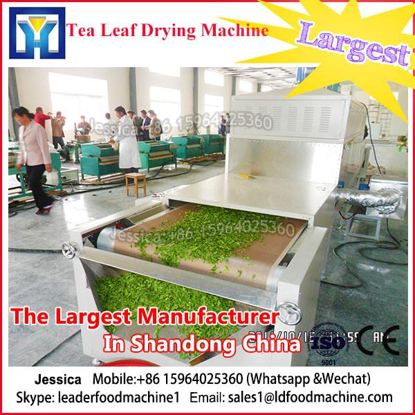 CE certification Cuboid type microwave green tea leafs dryer #1 image