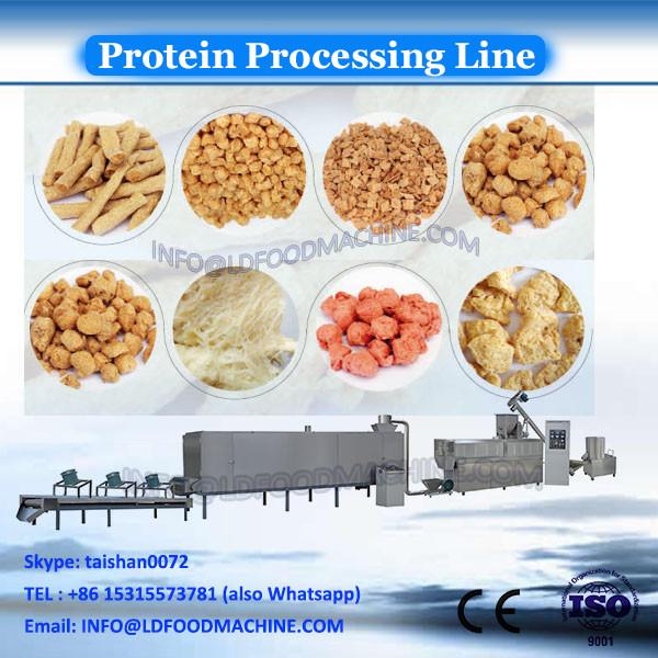 China good tvp/tsp/soya chunks meat production line textured soya protein machine bean nugget #1 image